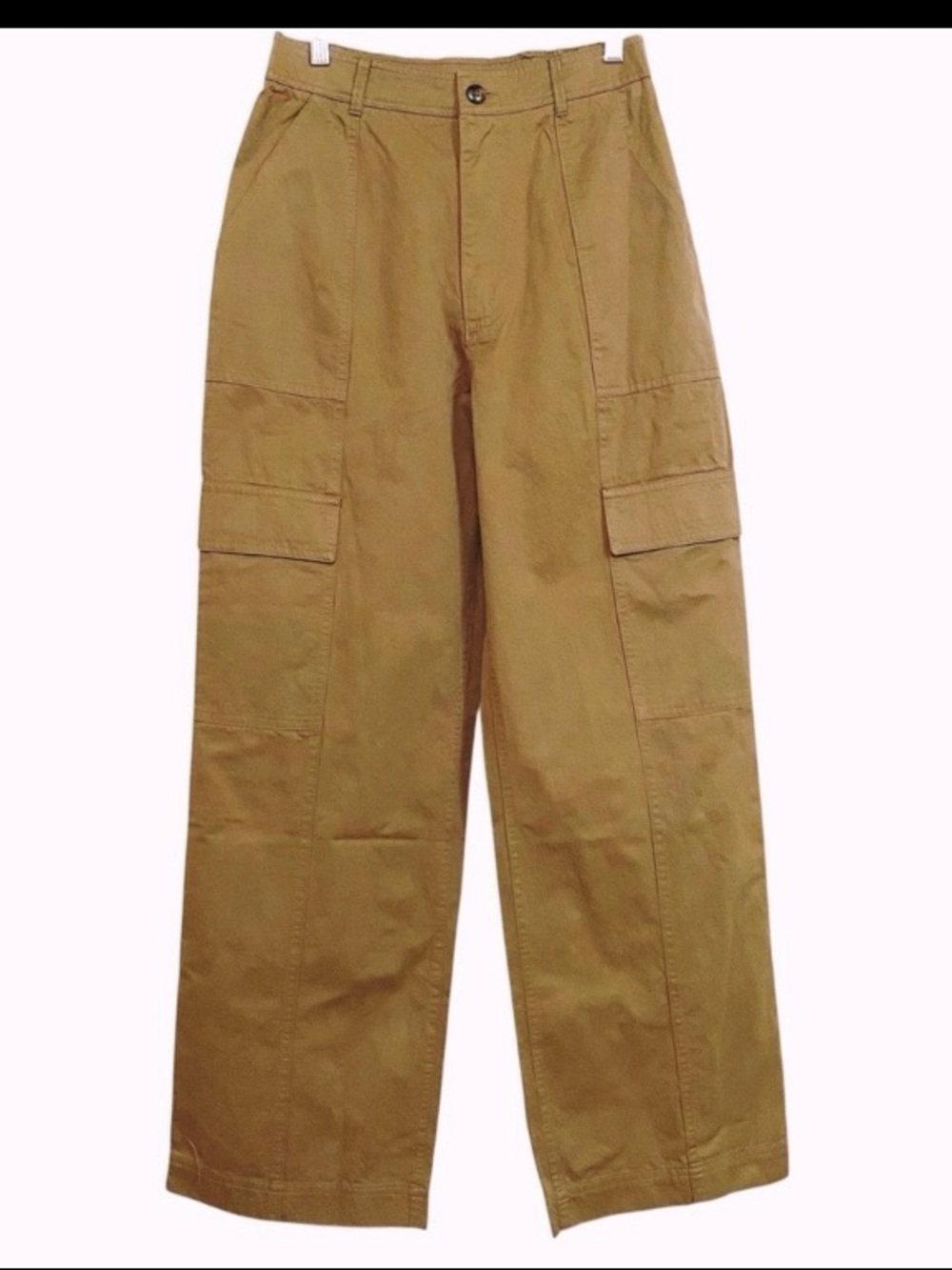 Altar’d State High Rise Cargo Pants 100% Cotton Tan Pants